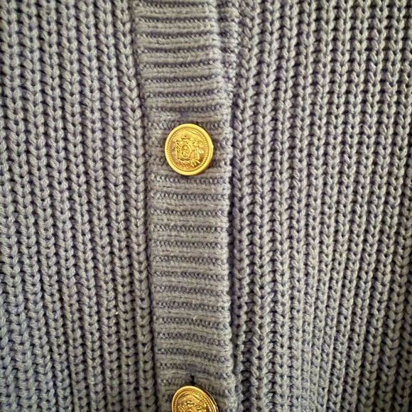 H&M Blue Knit Cardigan with Pockets - Picture 2 of 6